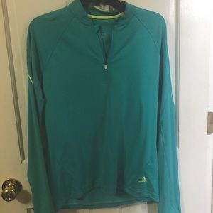 Adidas pullover teal green